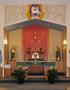 Mural above the altar